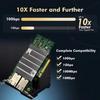 Чипсет Inte X540-T2 10G PCIe x8 Dual Copper RJ45 10Gbps Port Ethernet Сетевая карта Совместимость PCIE-x8 PCIE-X16