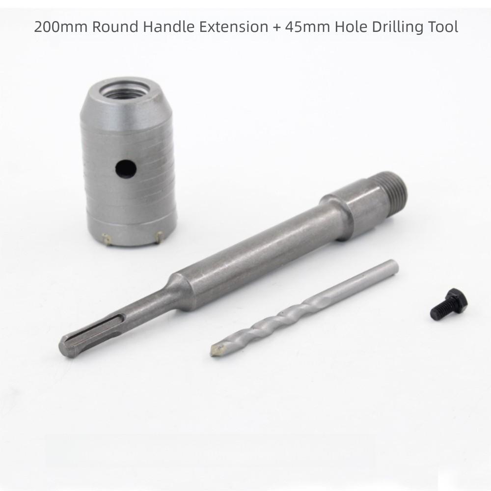30-68mm Wall Hole Saw with Round Shaft Fast Drilling Hammer Drill Bit Set Concrete Wall Hollow Drill Bit