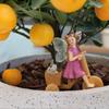 Resin Fairy Statue Cute Bonsai Inserts Scene Decoration Fairy Garden Figurines  Courtyard