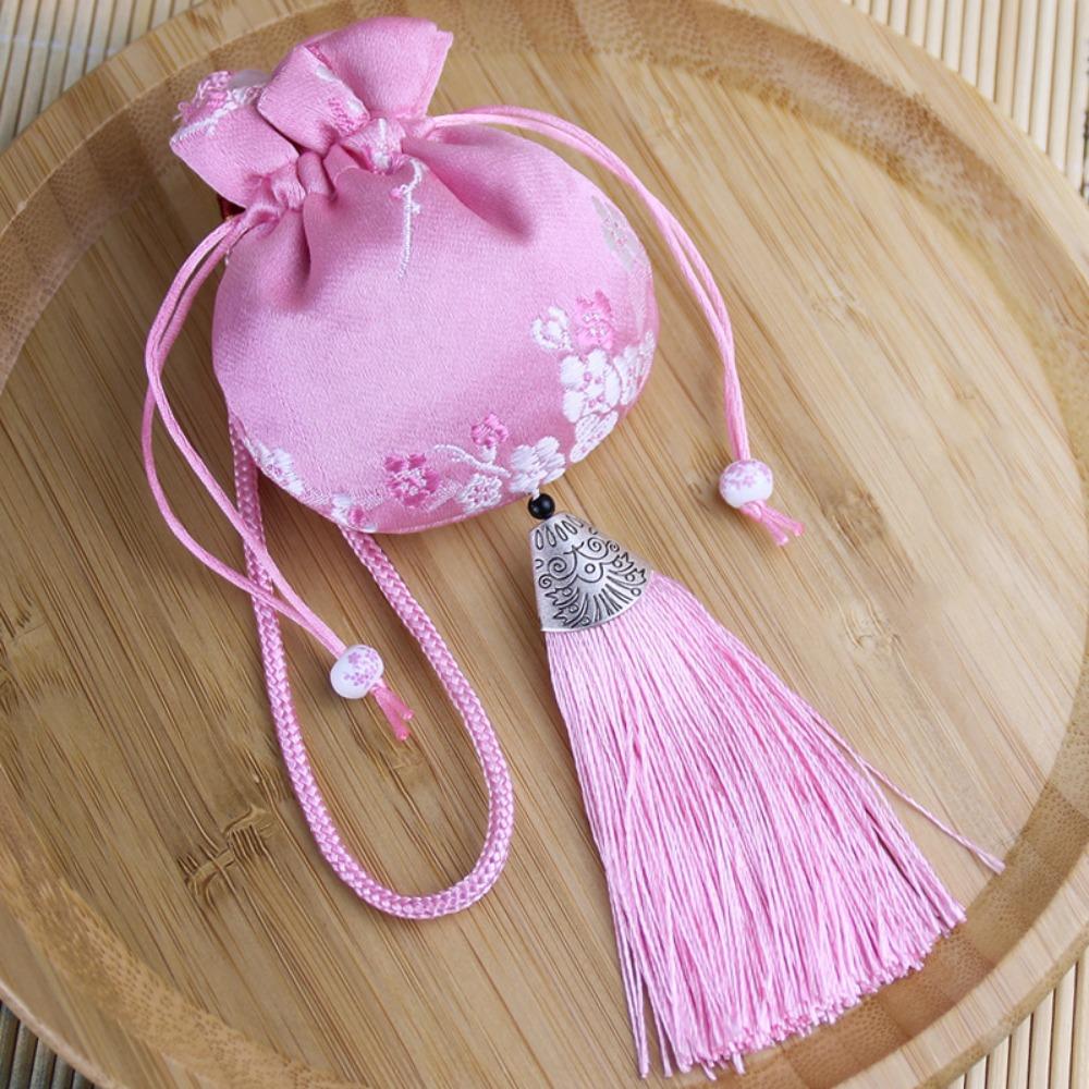 Сумка для хранения ювелирных изделий в стиле «Драконьи лодки» с ретро-узором и подвеской в китайском стиле