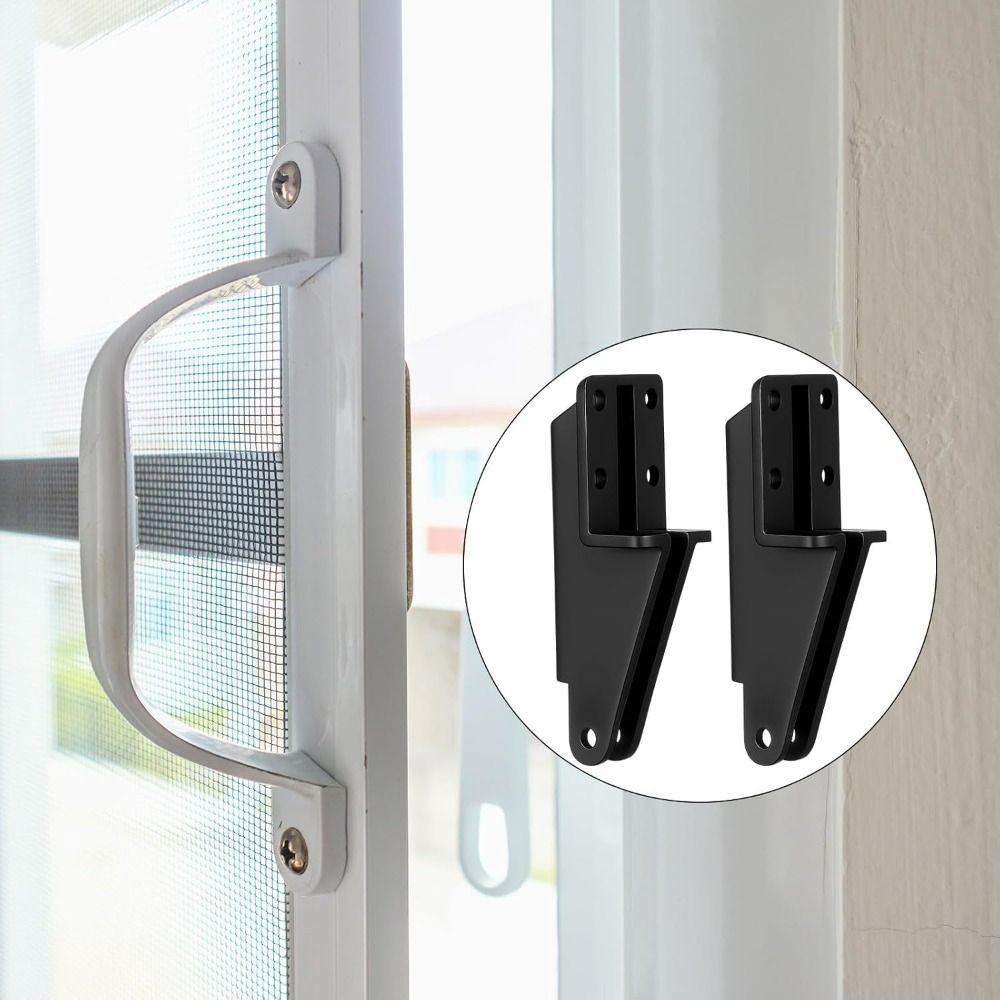 2pcs Universal Fit Screen Door Closer Bracket Replacement Parts Door Closer Bracket Kit  For Home