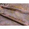 High-end Ethnic Brocade Silk Fabric Peacock Feather Pattern Jacquard Satin Fabric DIY Sewing Cheongsam Apparel Upholstery Decor