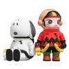 POP MART MEGA SPACE MOLLY Charlie Brown Snoopy 100% &
