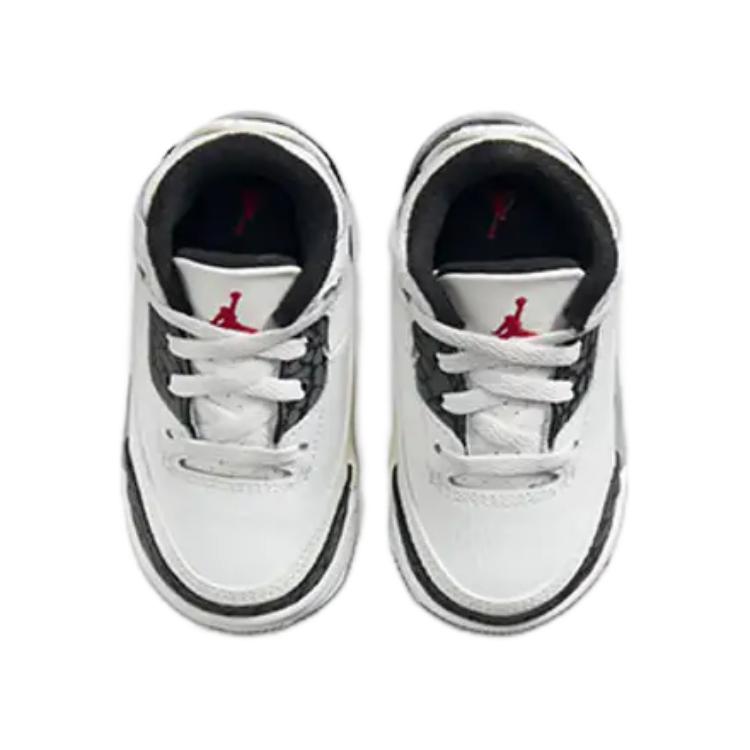 Кроссовки Air Jordan 3 Retro TD Cement Grey Baby White Summit-White Fire-Red DM0968-106