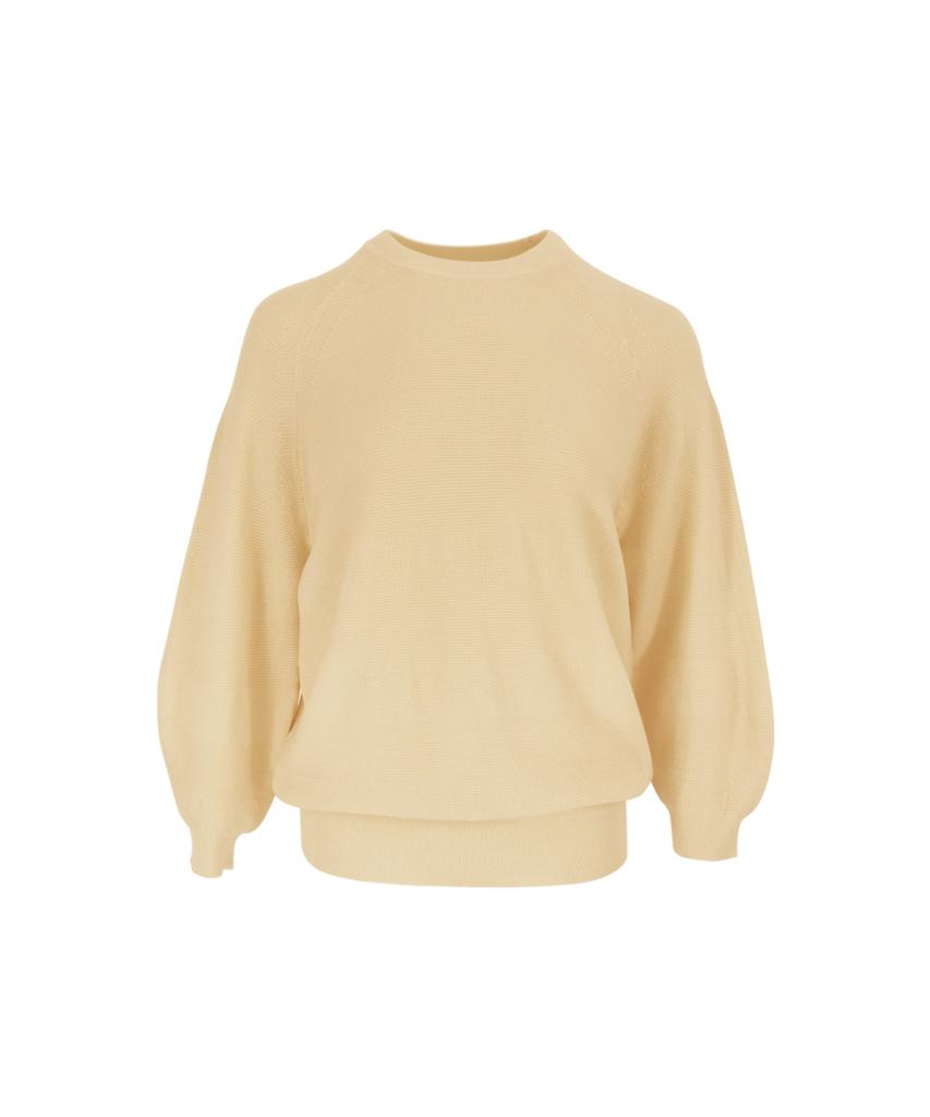 Baseukala Реглан Круглый Вырез Капри Вязаный Изделие (6colors)
