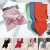 Windproof Cross Scarf Warm Sweater Bowtie Winter Neck Warmer  Women