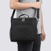 Solid Color Insulated Lunch Bag Large Capacity Food Warm Thermal Bag Tote Square Bag  Travel