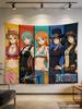 Декоративное настенное панно по аниме One Piece, тематика Усопп, декоративная ткань для гостиной, спальни, комнаты в общежитии