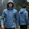 Весенне-осенние мужские куртки с капюшоном, ветровка, водонепроницаемая куртка, уличный свободный дышащий повседневный топ, уличная куртка, тонкое пальто