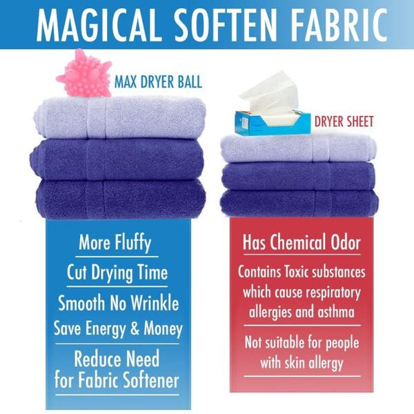 6 шт. шарики для сушки, противообмоточные шарики для стирки, сохраняющие свежесть белья, кондиционер для сушки ткани