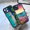 Морская синь Небо пляж Мягкий ТПУ чехол для телефона Для iphone 17 Air 16 15 14 13 12 11 Pro Max Plus Чехол