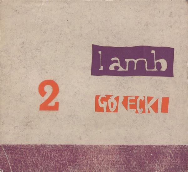 CD LAMB - Gorecki LAMDD4 Fontana 1997 Europe Dance & Electronica Used