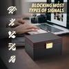 Anti Theft Car Key Signal Blocker Faraday Box Radiation Protection Phone Box Anti Tracking RFID Security Storage Faraday Case