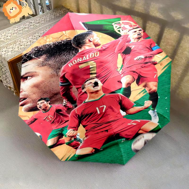 Ronaldo's Legacy Folding umbrella travel Suitable for all seasons outdoor Umbrella Sun umbrella
