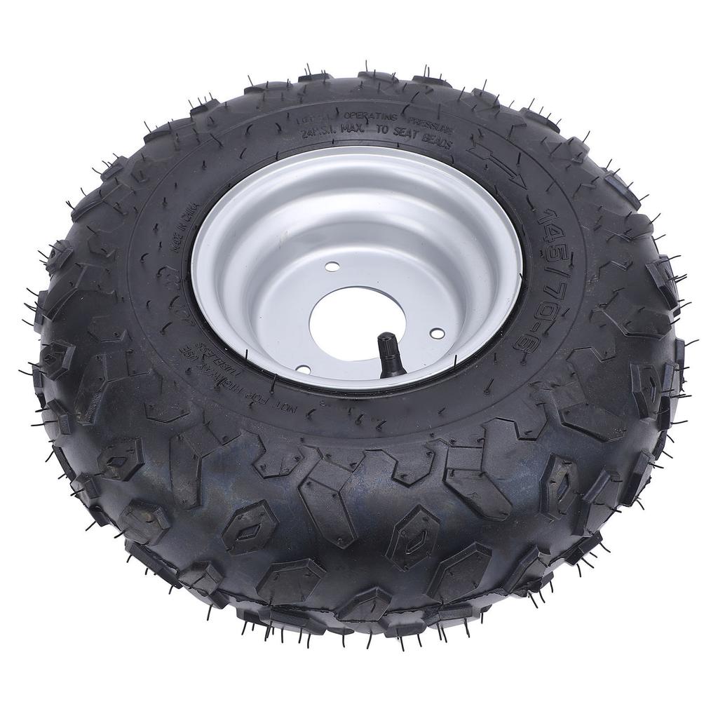 145706 145x706 Tire 6 Inch Wheels Rim Tire 3 Bolts Go Kart Tyre for ATV UTV Quad Off Road Golf