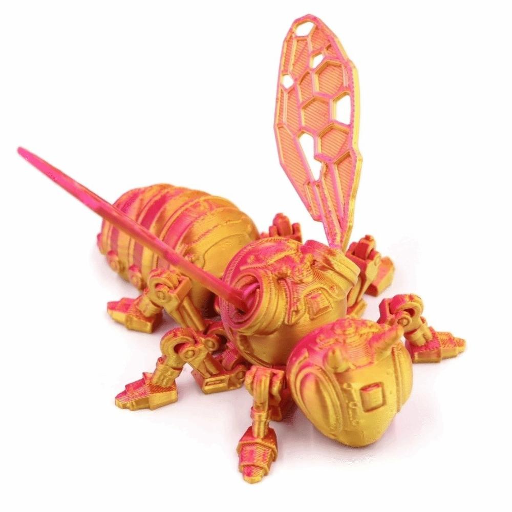 Movable Joint Mechanical Bee Toy Wing Joints Movable Joint Insect Toy Home Decorations