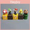 5pcs Super Mario Bros Pvc Action Figures Decoration Game Mushroom Toys Kid Gifts