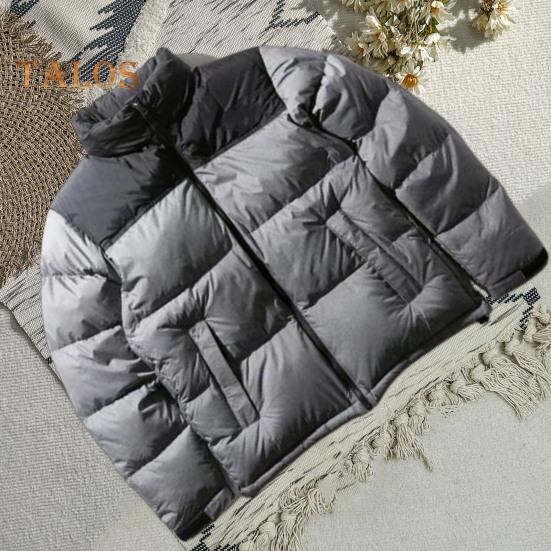 Мужское хлопковое пальто с воротником-стойкой, длинным рукавом, в стиле пэчворк, цветная куртка с карманами, свободный крой, застежка-молния, ветрозащитная стеганая верхняя одежда