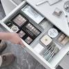 Неограниченный набор органайзеров для ящиков стола, пластиковый органайзер для хранения косметики в ванной, прозрачный ящик для хранения, кухонный гаджет