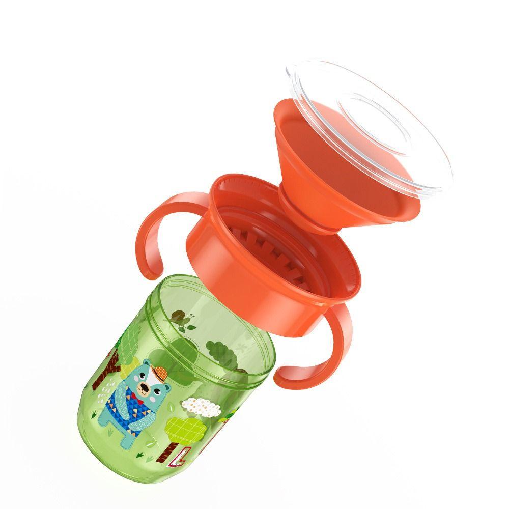Double Handle Learning Drinking Cup BPA Free Baby Feeding Cup Gift Drink Training Bottles