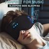 1pc 3D Wireless Sleep Mask with 5.2 BT Earphones, Best Sleeping Mask, Tpye-c Charging Cable Inside, Wireless Music Eye Mask for Men&women
