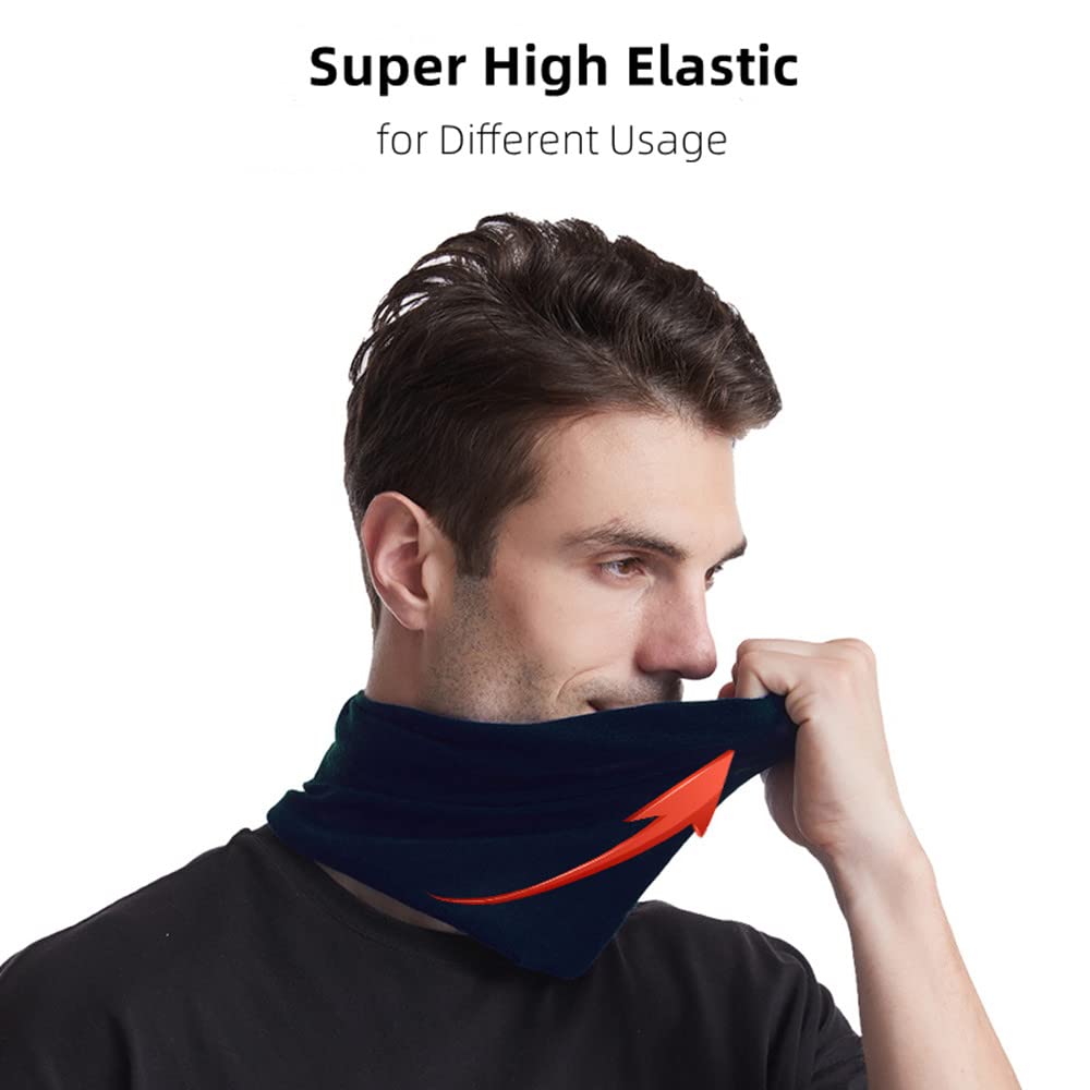 Мука Шарф-бандана бесшовный для лица однотонный для пыли для улицы 25,5 см x 48 см, желтый