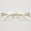 Rimless Myopia Glasses Frame for Women Without Makeup, Slimming Photochromic Small Frame Glasses, Reading Glasses