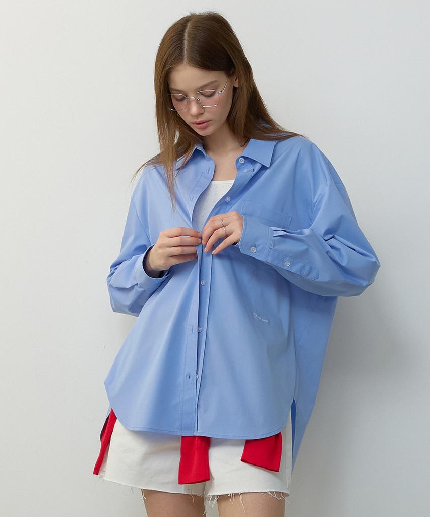 CITYBREEZE Wrinkle-Free Oversized Shirt_4 Colors