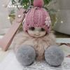 Pompom Cute Pompom Keychain Expression Face Cute Fluffy Plush Doll Key Chain  Girl Gift