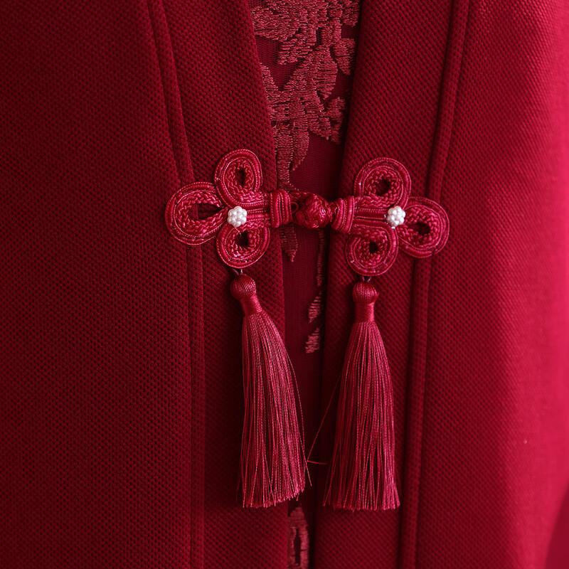 Past Elegant Mother's New Chinese Style Jacket & Dress Set