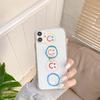 6 цветов милый чехол для телефона со смайликом, мультяшный чехол Conque для Iphone Xs Xr Max X 7 8 Plus 11 12 13 Mini Pro Max, силиконовый чехол в виде ракушки