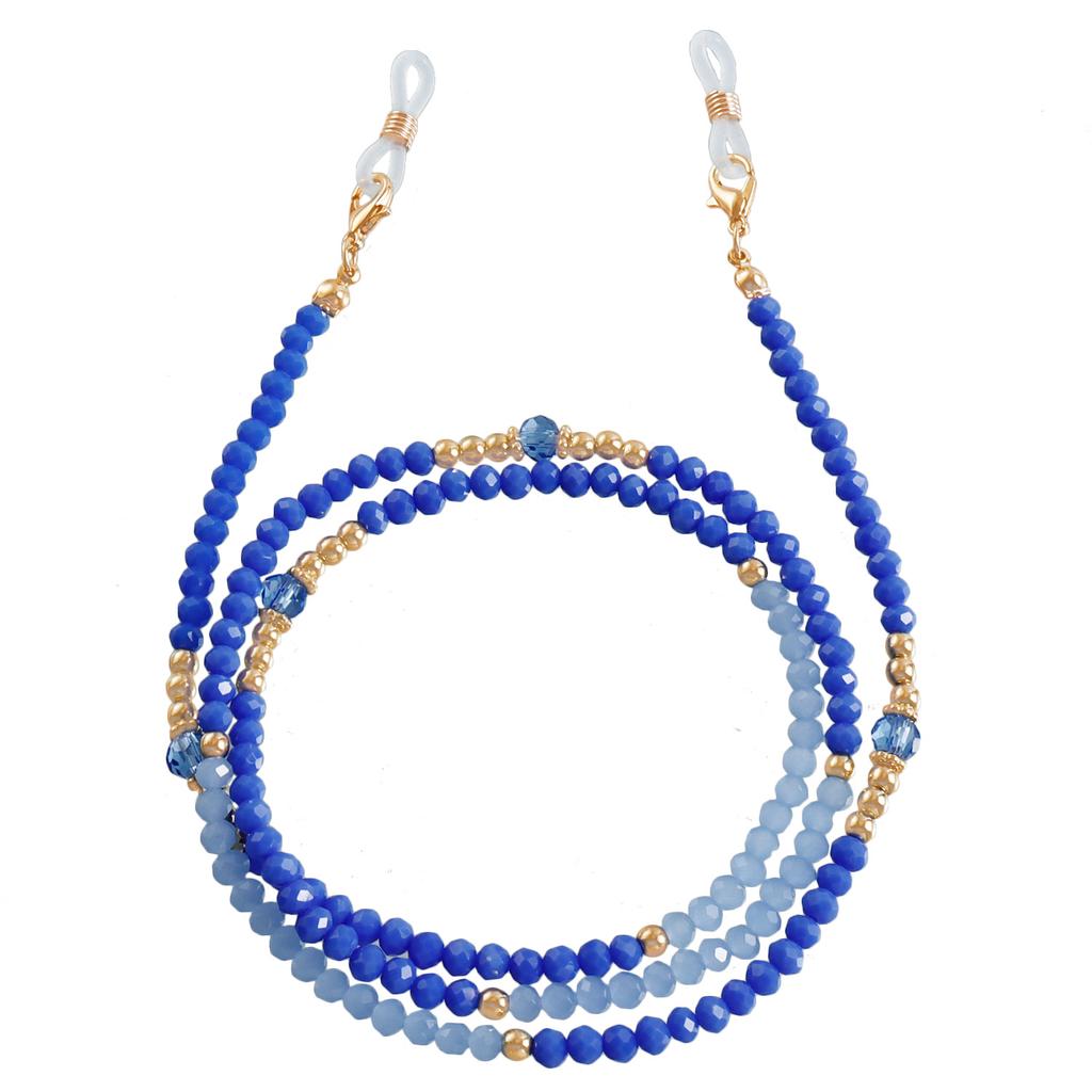 Цветная шпинель, бусины для очков, цепочка для маски, зеленая цепочка для женщин, шейный переносной шнурок, цепочка для наушников, защита от потери