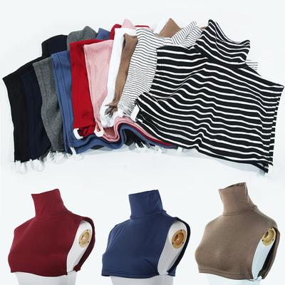 Winter Modal High Neck Fake Collar skin-Friendly Soft Turtleneck Fashion Warm  Flase Collar Swater Shirt Detachable Collars