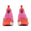 Li Ning BadFive Chase 1 Супер амортизация Скользкая подошва Дышащие Упругие Низкие Баскетбольные кроссовки Мужские Фиолетово-розовые ABFV007-2