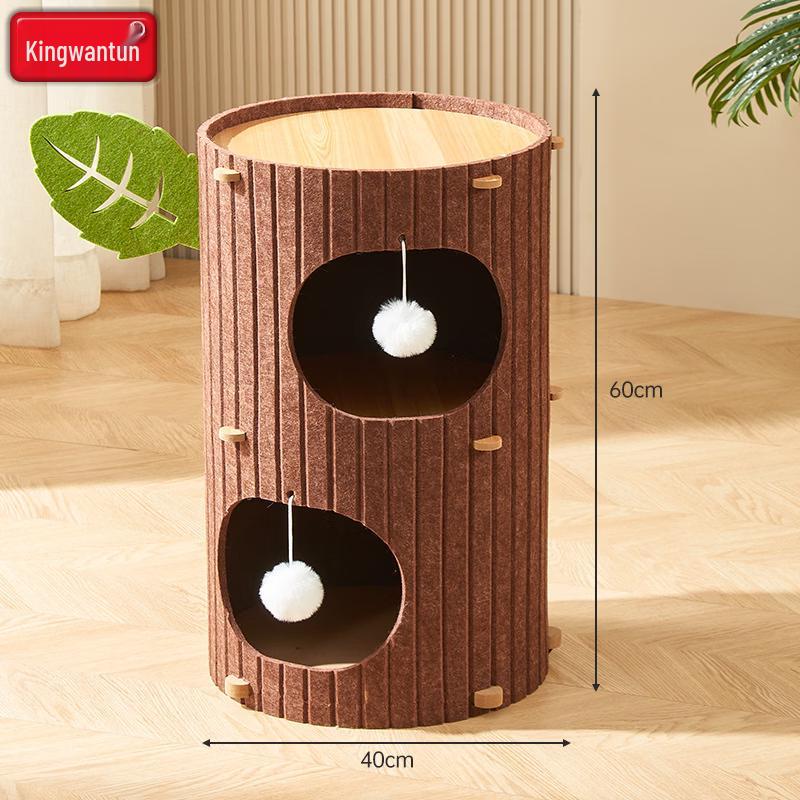 Winter Warm Multi-Level Cat Tree Condo