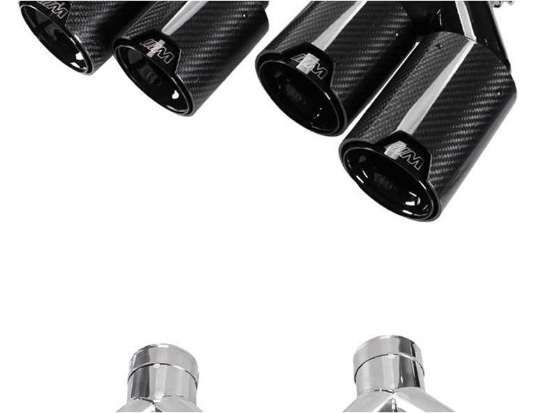 BMW Двойной карбоновый глушитель выхлопной трубы 63 мм
