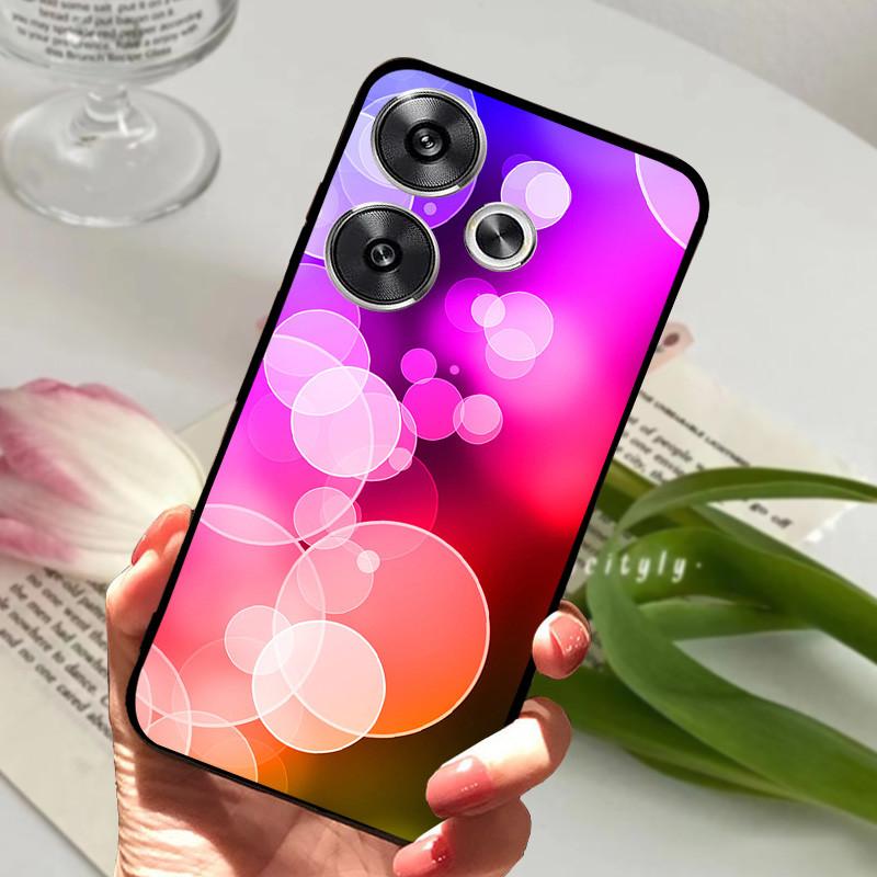 Чехол для POCO F6 Pro 5G Чехол POCOF6 Ударопрочный Мягкий ТПУ Силиконовый Чехол для Телефона Для Xiaomi POCO F6 Pro Capa F 6 Мультяшный Матовый Бампер