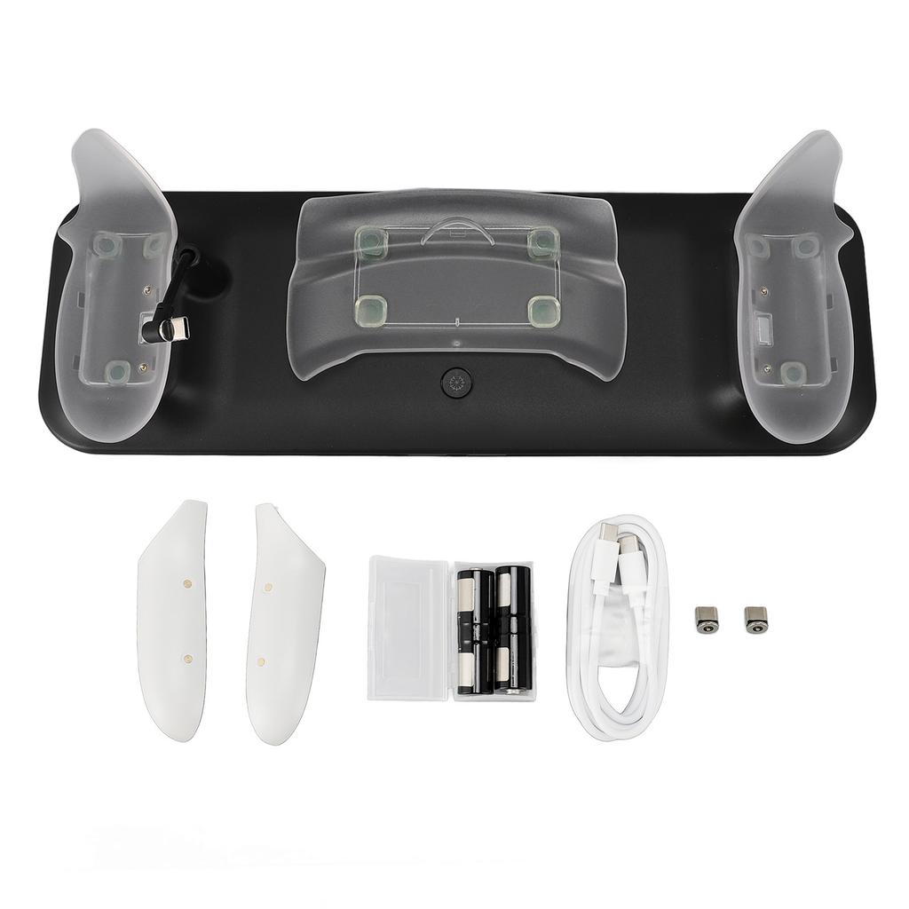 Зарядная станция для контроллера VR-гарнитуры с магнитными контактами и RGB-подсветкой