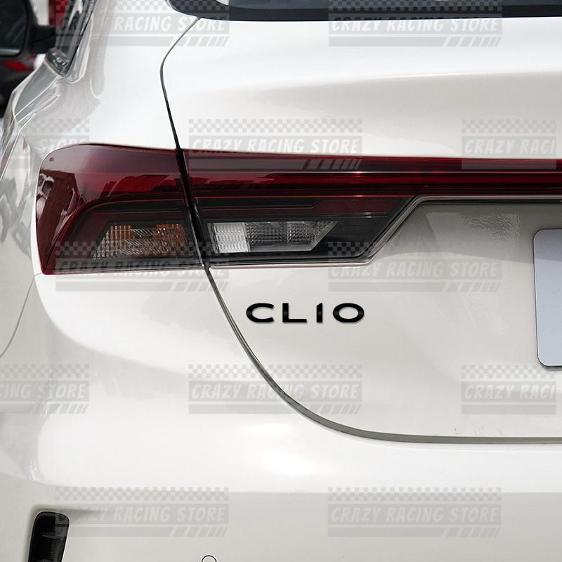 1 шт. CLIO Автомобильные значки Для RS GT Sport Задний значок на багажник Металлические 3D наклейки Наклейки на кузов Буквы Декор Стайлинг