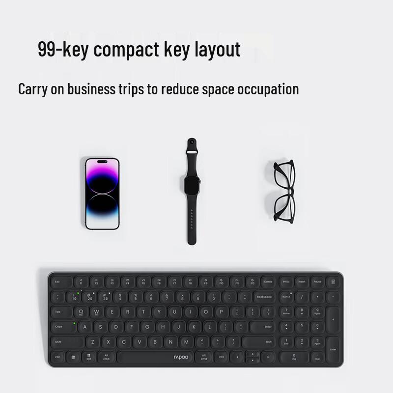 Ультратонкая беспроводная клавиатура Rapoo E9300G с несколькими режимами