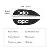 For Opel 2Pcs Car Logo Sun Visor Rearview Mirror Rain Eyebrow Shield Sticker Mokka Astra H G J Corsa Zafira Insignia Meriva OPC