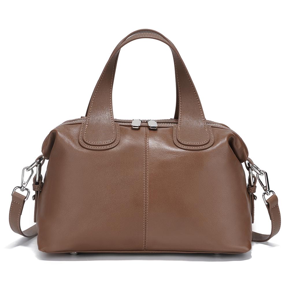Сумка Zency из натуральной кожи с верхней ручкой для женщин Boston Bag