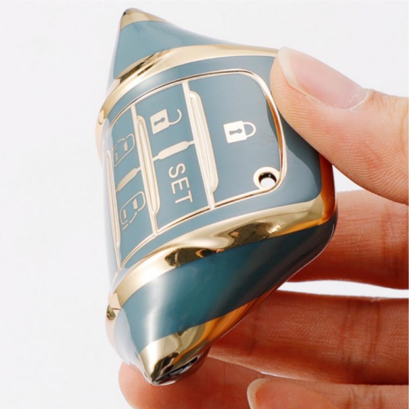 5/6 Buttons TPU Car Key Case Cover for Toyota Land Cruiser 200 300 Fortuner Camry Prado Crown TLK 200 Yaris Cross Hilux Innova