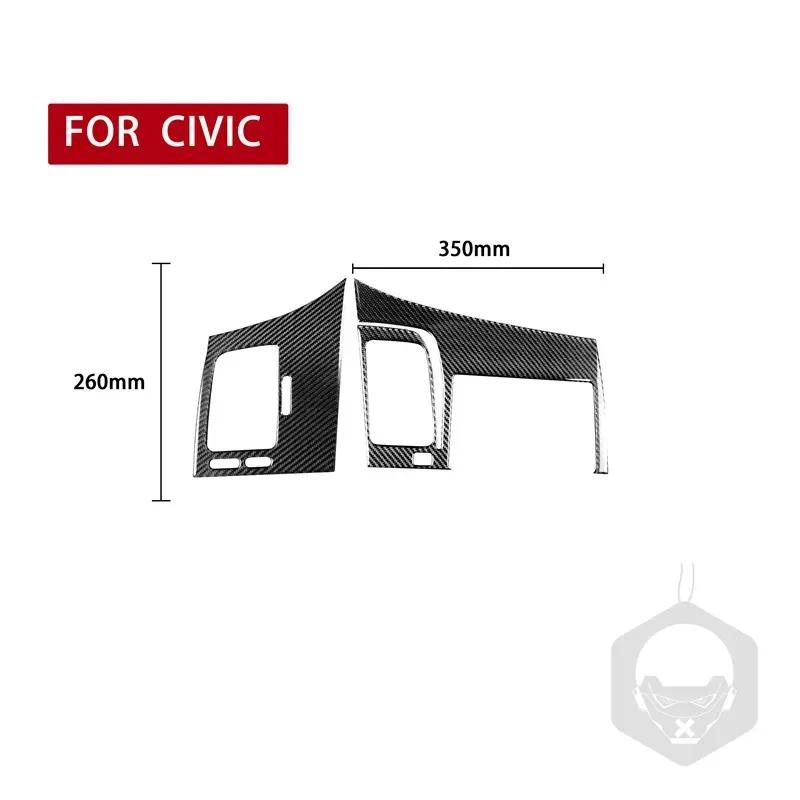 Для Civic 8 Gen 2006-2011 Автомобильная воздуховыпускная панель и навигационная панель