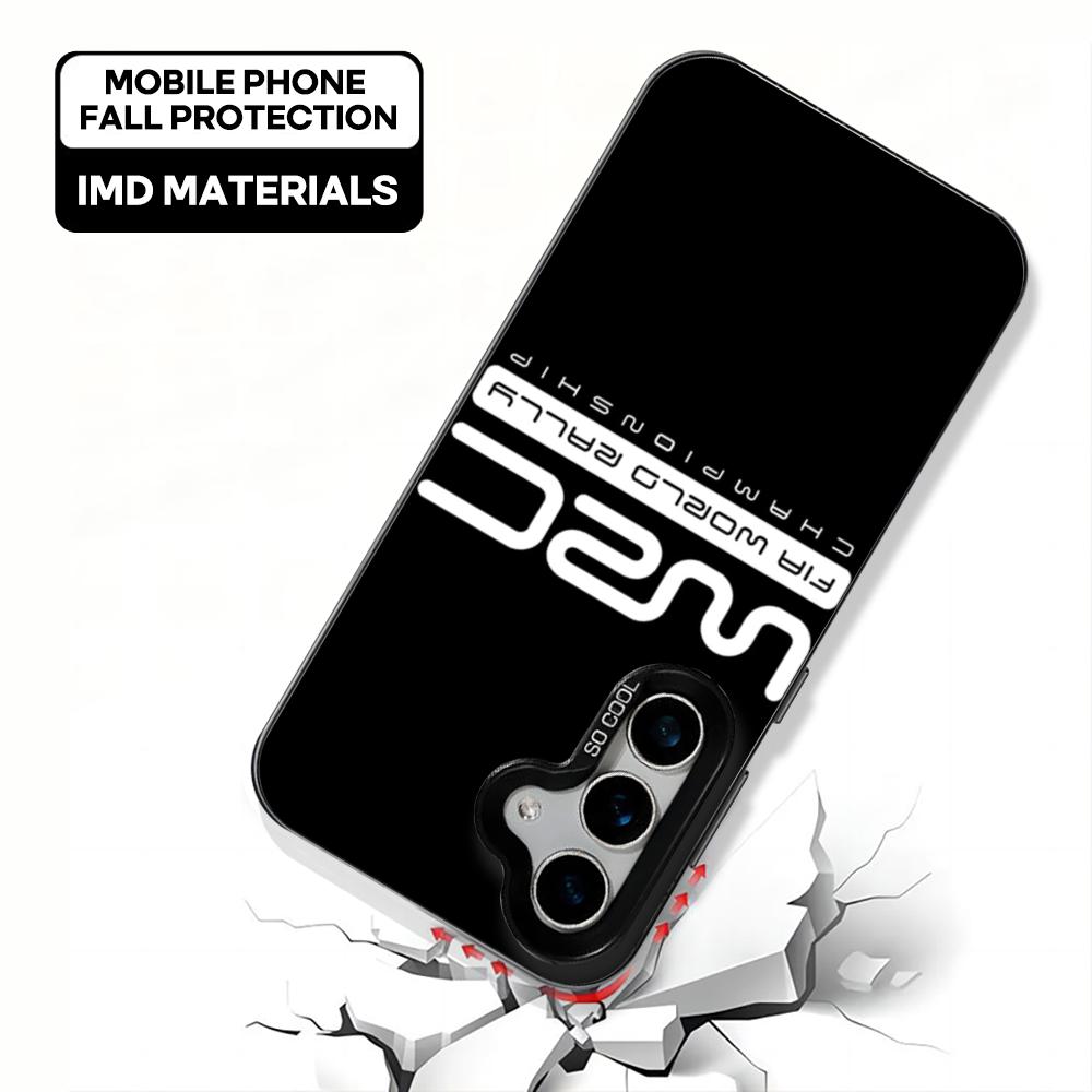 WRC Rally Racin Phone Case IMD Colorful Case Silver for Samsung Galaxy S25 S24 S23 S22 S21S20 Plus Ultra FE