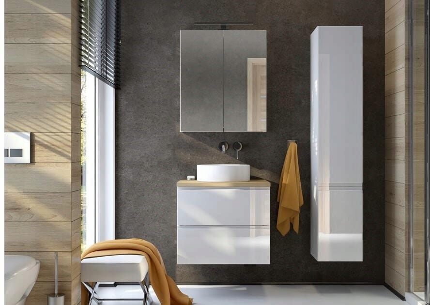 Wall-Mounted Bathroom Cabinet 80x50 Without Countertop for Sink, Modus