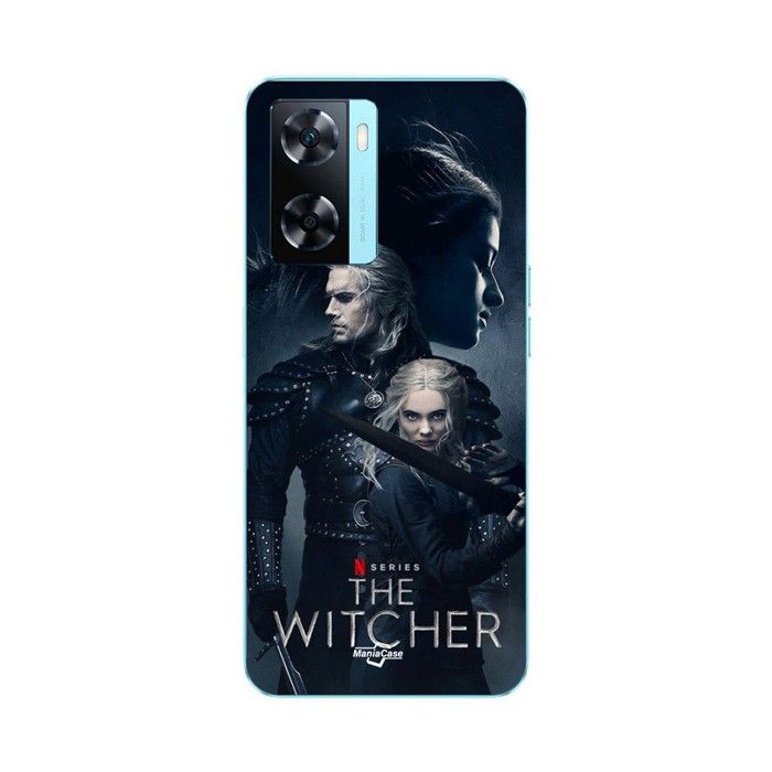 Coque pour Oppo A57s 4G the witcher geralt yennefer ciri epee