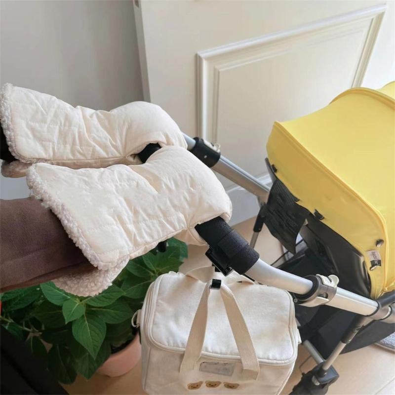 Мягкие детские муфты для рук на коляску, утепленные, для рук на прогулочную коляску, ветрозащитные, муфта для рук на коляску, теплые перчатки для зимнего сезона