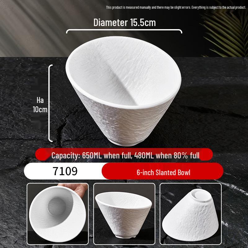 Набор из миски для риса и блюдца для соуса в стиле меламиновой керамики