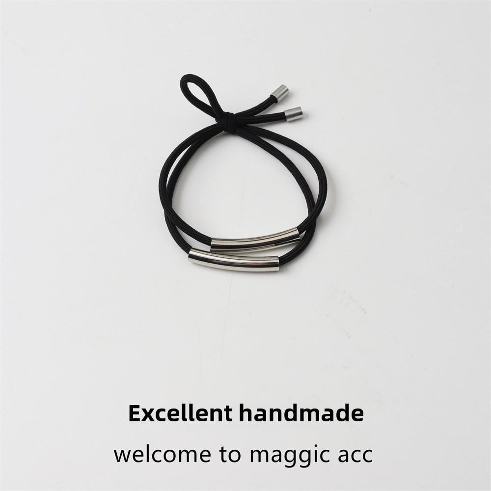 Блестящая веревка для волос из сплава: Износостойкий, красочный, стильный аксессуар для волос для женщин